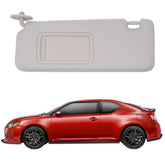 Gray Left Driver Side Sun Visor Compatible with 2005-2010 Toyota Scion TC Replaces# 74320-21210-B2